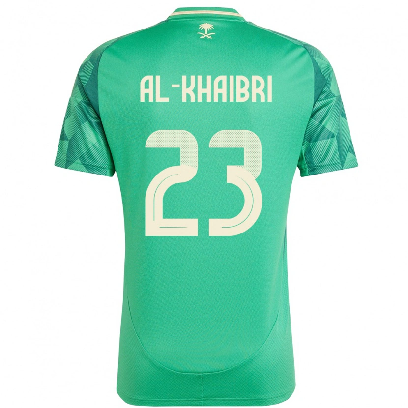 Danxen Mujer Camiseta Arabia Saudita Thamer Al-Khaibri #23 Verde 1ª Equipación 24-26 La Camisa