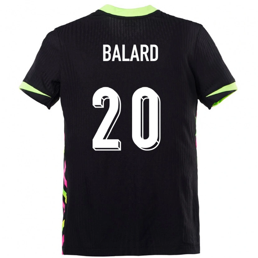 Danxen Mujer Camiseta Australia Max Balard #20 Azul Oscuro 2ª Equipación 24-26 La Camisa