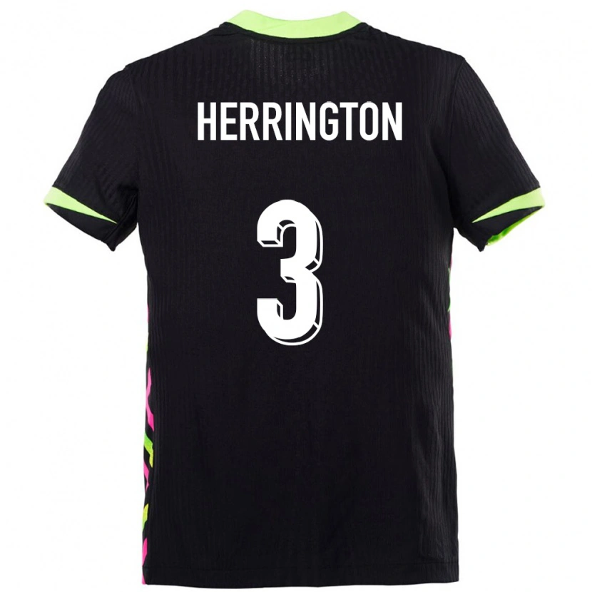 Danxen Mujer Camiseta Australia Lucas Herrington #3 Azul Oscuro 2ª Equipación 24-26 La Camisa