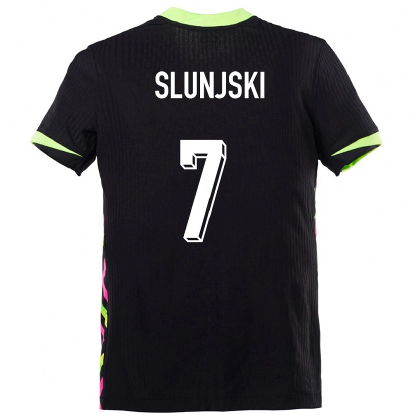 Danxen Mujer Camiseta Australia Noah Slunjski #7 Azul Oscuro 2ª Equipación 24-26 La Camisa