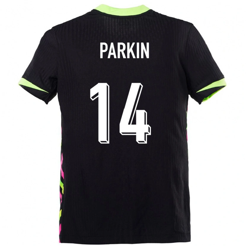 Danxen Mujer Camiseta Australia Charlie Parkin #14 Azul Oscuro 2ª Equipación 24-26 La Camisa
