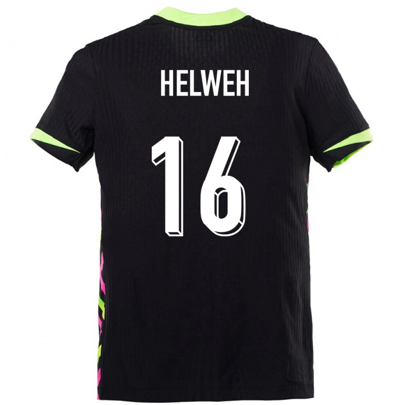 Danxen Mujer Camiseta Australia Zane Helweh #16 Azul Oscuro 2ª Equipación 24-26 La Camisa