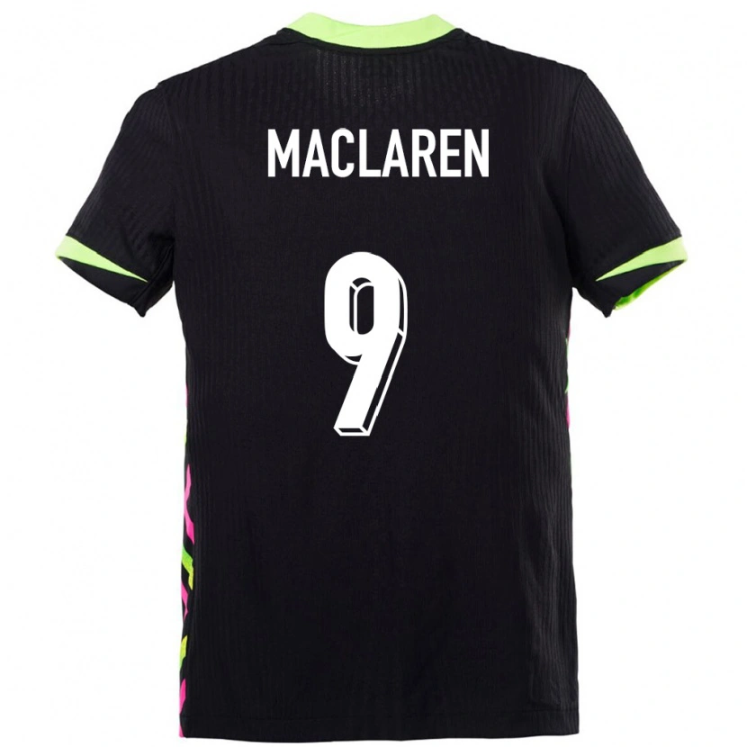 Danxen Mujer Camiseta Australia Jamie Maclaren #9 Azul Oscuro 2ª Equipación 24-26 La Camisa