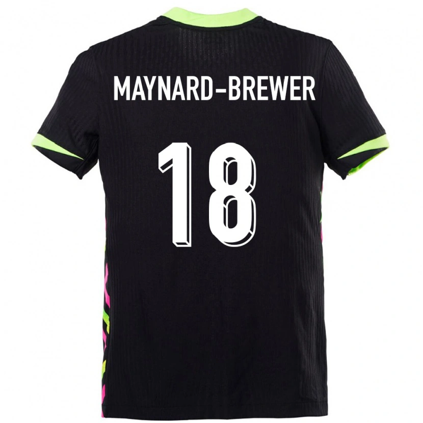 Danxen Mujer Camiseta Australia Ashley Maynard Brewer #18 Azul Oscuro 2ª Equipación 24-26 La Camisa