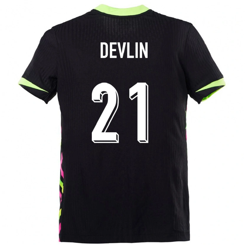 Danxen Mujer Camiseta Australia Cameron Devlin #21 Azul Oscuro 2ª Equipación 24-26 La Camisa