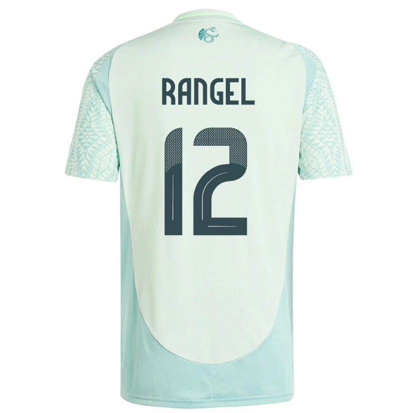 Danxen Mujer Camiseta México Raúl Rangel #12 Lino Verde 2ª Equipación 24-26 La Camisa