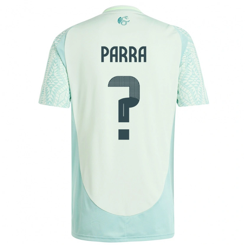 Danxen Mujer Camiseta México Bernardo Parra #0 Lino Verde 2ª Equipación 24-26 La Camisa