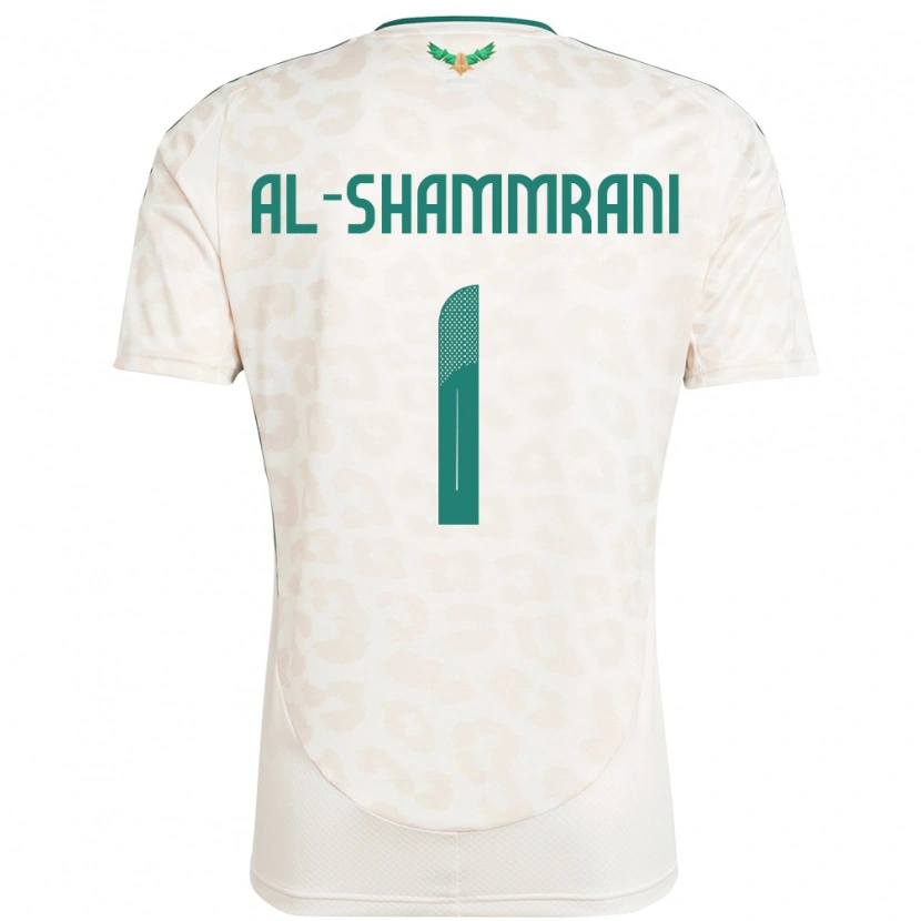 Danxen Mujer Camiseta Arabia Saudita Faisal Al-Shammrani #1 Blanco 2ª Equipación 24-26 La Camisa