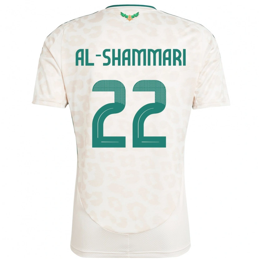 Danxen Mujer Camiseta Arabia Saudita Affas Al-Shammari #22 Blanco 2ª Equipación 24-26 La Camisa