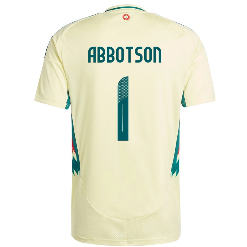 Danxen Mujer Camiseta Gales Oscar Abbotson #1 Beige Amarillo 2ª Equipación 24-26 La Camisa