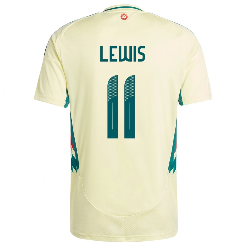 Danxen Mujer Camiseta Gales Sonny Lewis #11 Beige Amarillo 2ª Equipación 24-26 La Camisa