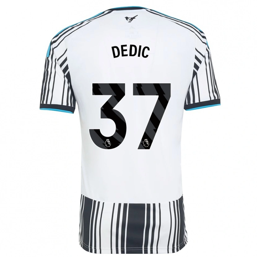 Danxen Mujer Camiseta Amar Dedić #37 Azulcielo Negro Blanco 1ª Equipación 2026/27 La Camisa