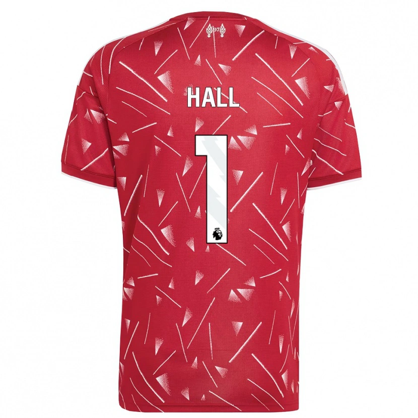 Danxen Mujer Camiseta Bailey Hall #1 Blanco Rojo 1ª Equipación 2026/27 La Camisa