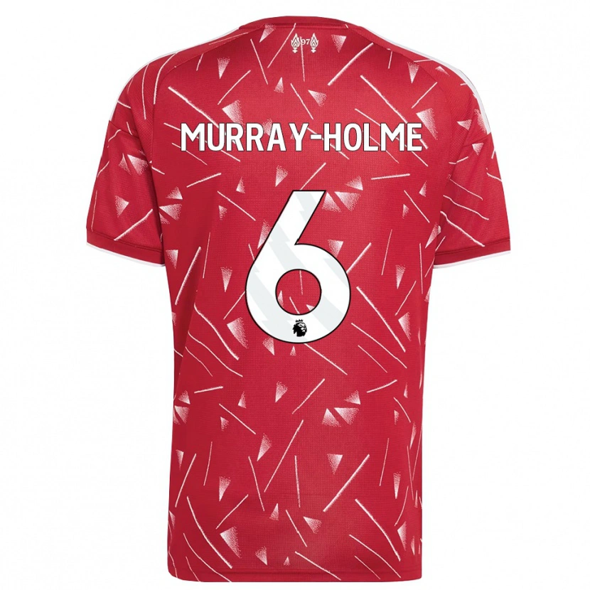 Danxen Mujer Camiseta Haydn Murray-Holme #6 Blanco Rojo 1ª Equipación 2026/27 La Camisa