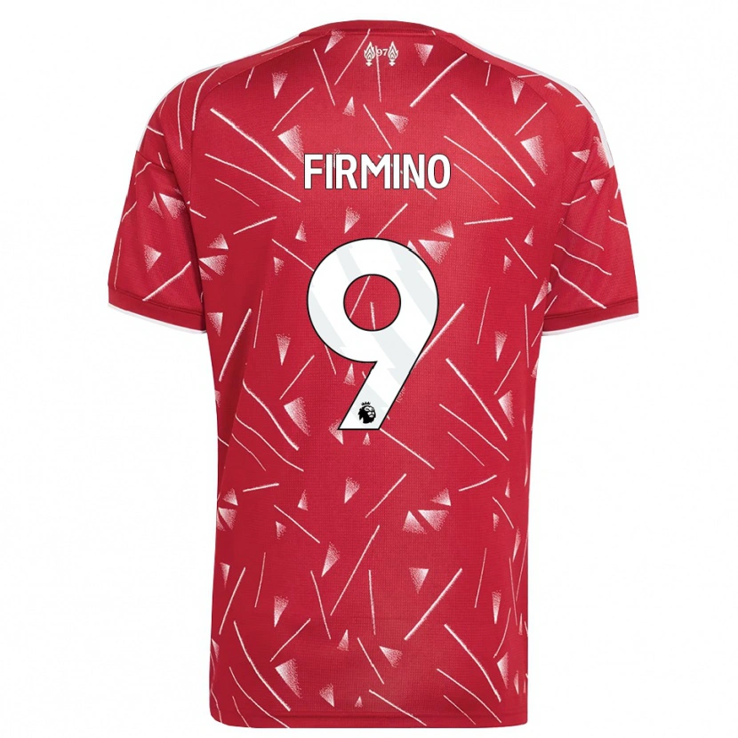 Danxen Mujer Camiseta Roberto Firmino #9 Blanco Rojo 1ª Equipación 2026/27 La Camisa
