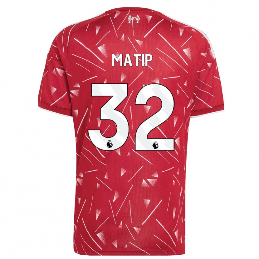 Danxen Mujer Camiseta Joel Matip #32 Blanco Rojo 1ª Equipación 2026/27 La Camisa