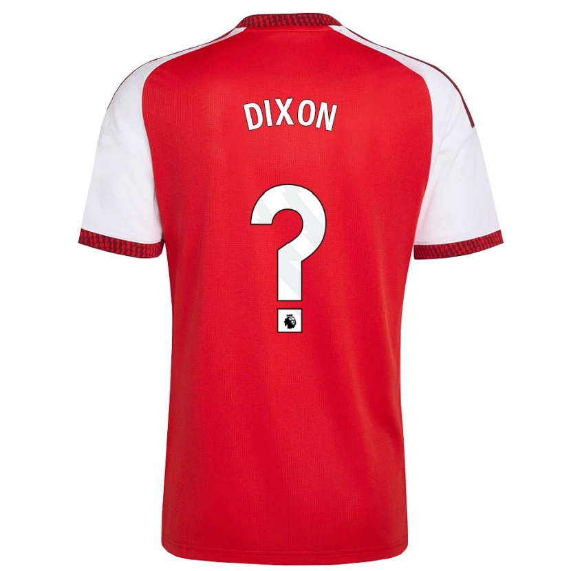 Danxen Mujer Camiseta Danny Dixon #0 Rojo Blanco Negro 1ª Equipación 2026/27 La Camisa