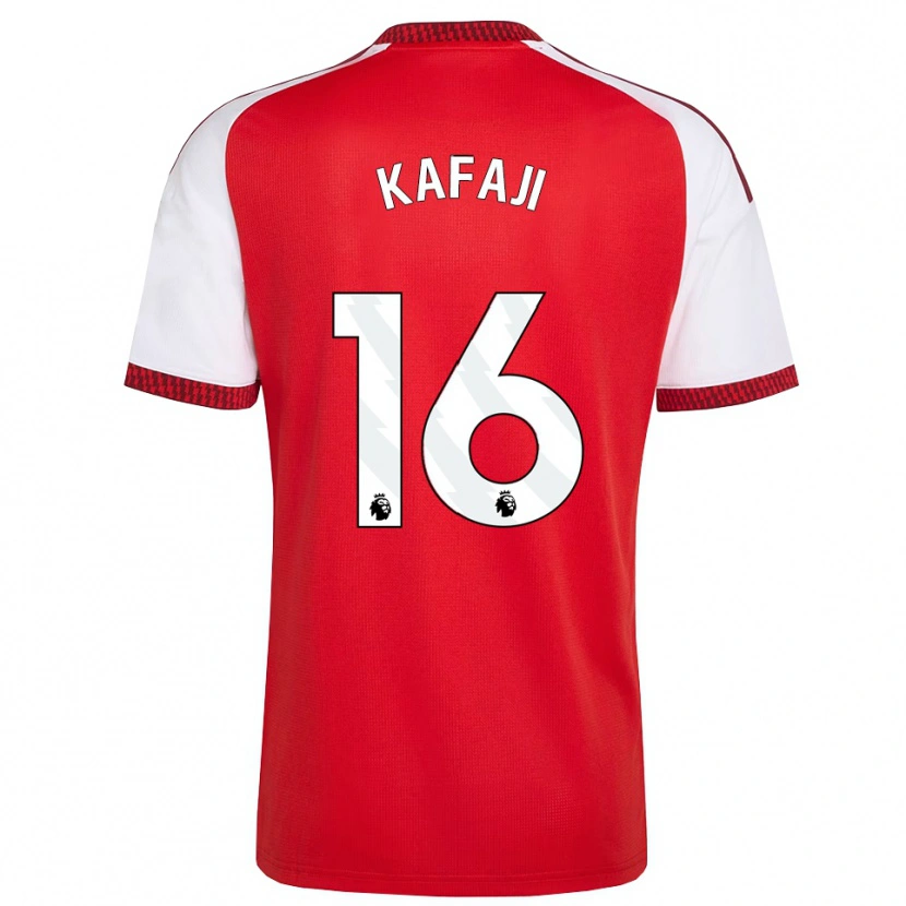 Danxen Mujer Camiseta Rosa Kafaji #16 Rojo Blanco Negro 1ª Equipación 2026/27 La Camisa