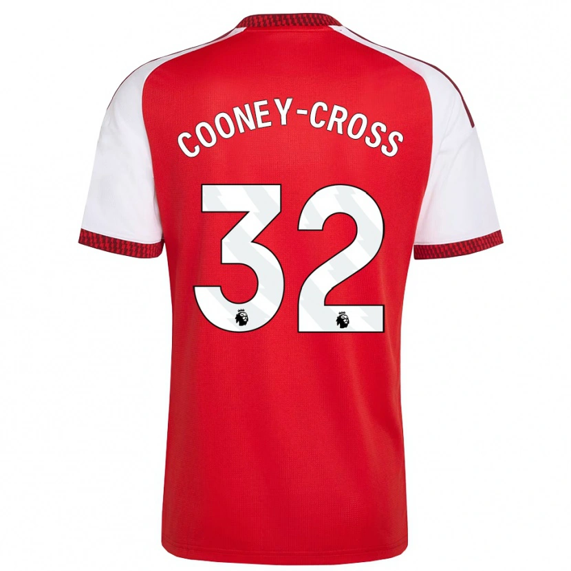 Danxen Mujer Camiseta Kyra Cooney-Cross #32 Rojo Blanco Negro 1ª Equipación 2026/27 La Camisa