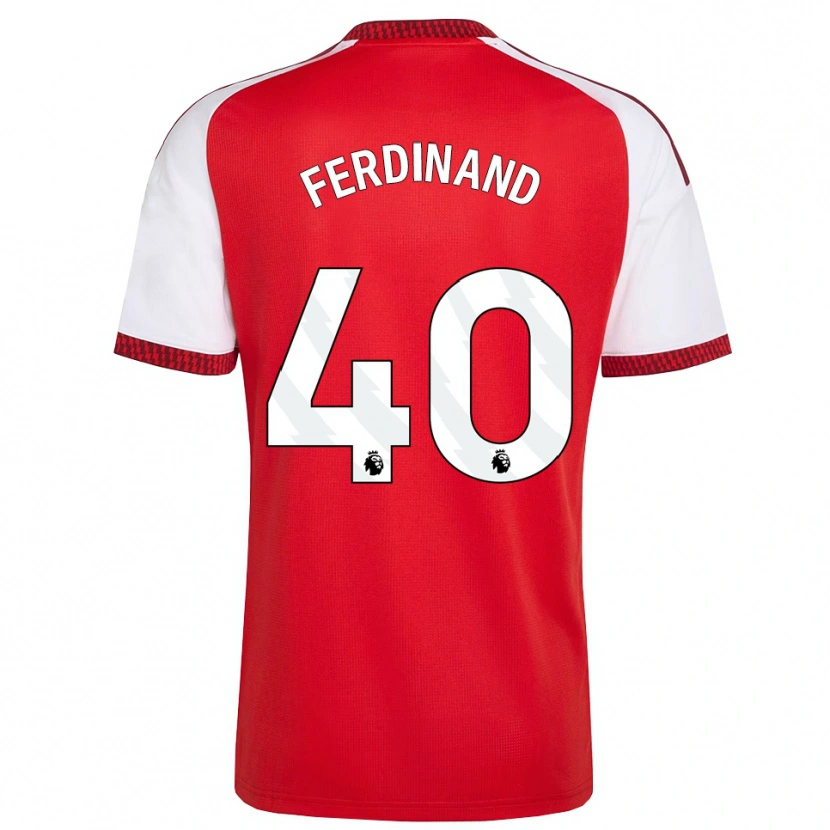 Danxen Mujer Camiseta Seb Ferdinand #40 Rojo Blanco Negro 1ª Equipación 2026/27 La Camisa