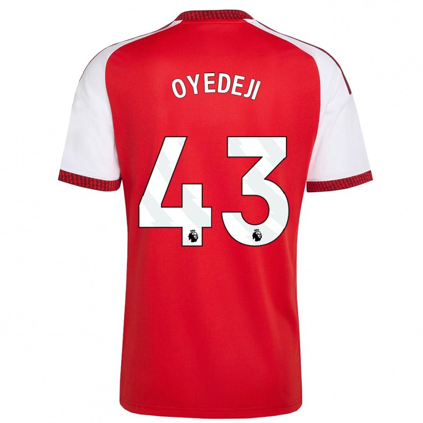 Danxen Mujer Camiseta Nathan Butler Oyedeji #43 Rojo Blanco Negro 1ª Equipación 2026/27 La Camisa