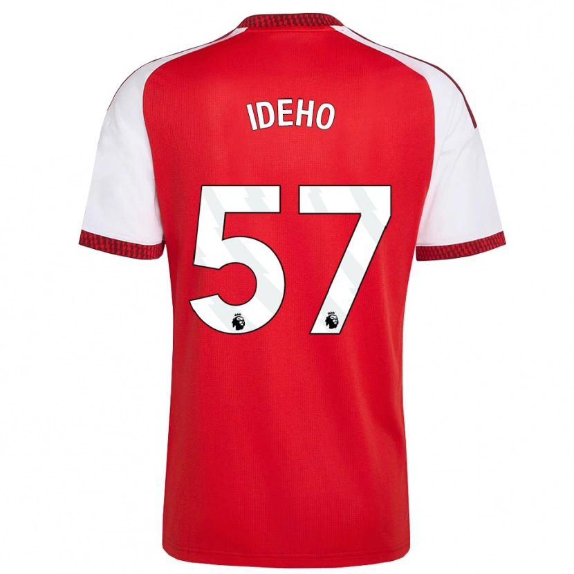 Danxen Mujer Camiseta Joel Ideho #57 Rojo Blanco Negro 1ª Equipación 2026/27 La Camisa
