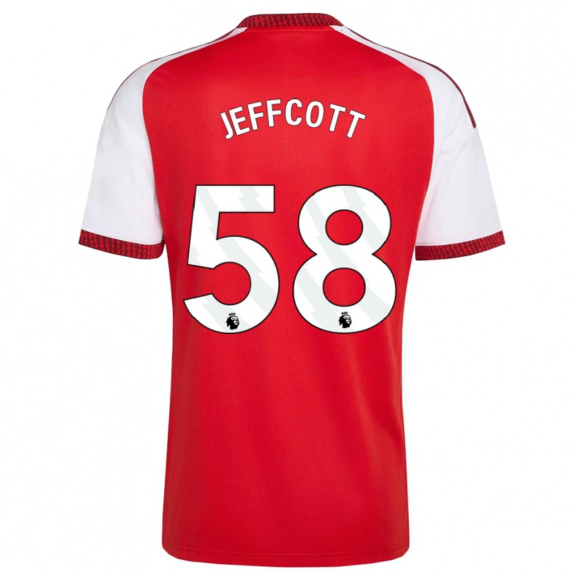 Danxen Mujer Camiseta Henry Jeffcott #58 Rojo Blanco Negro 1ª Equipación 2026/27 La Camisa