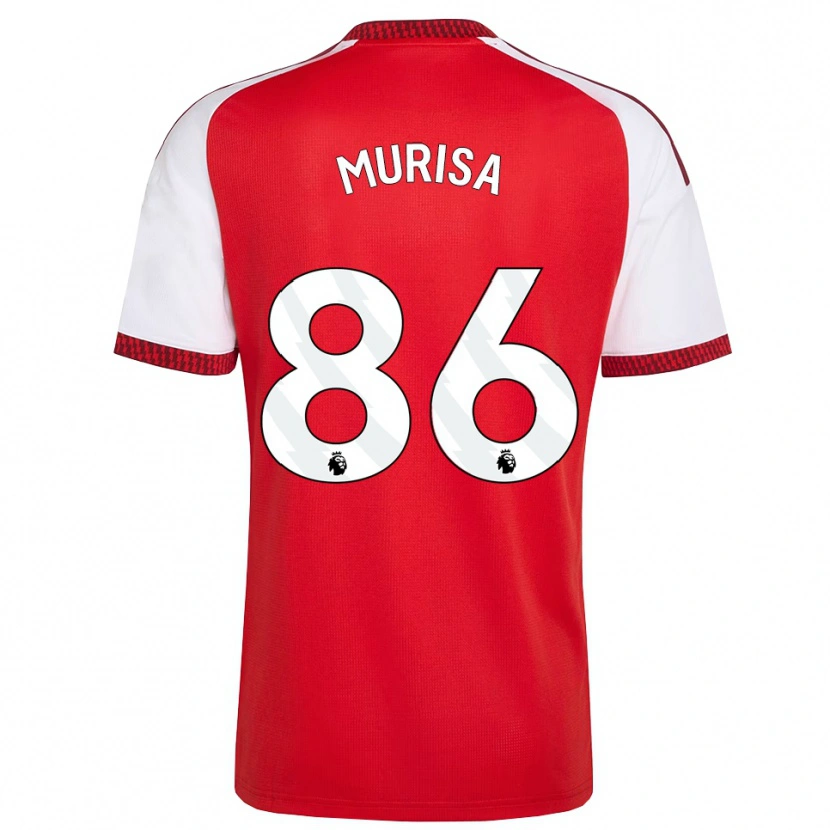 Danxen Mujer Camiseta Teshaun Murisa #86 Rojo Blanco Negro 1ª Equipación 2026/27 La Camisa