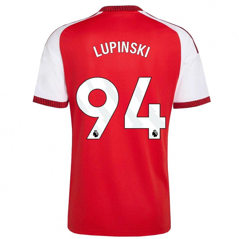 Danxen Mujer Camiseta Remi Lupinski #94 Rojo Blanco Negro 1ª Equipación 2026/27 La Camisa