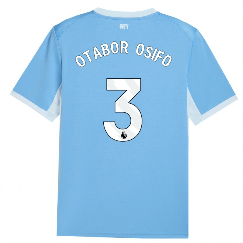 Danxen Mujer Camiseta Prince Otabor Osifo #3 Azulcieloclaro Blanco 1ª Equipación 2026/27 La Camisa