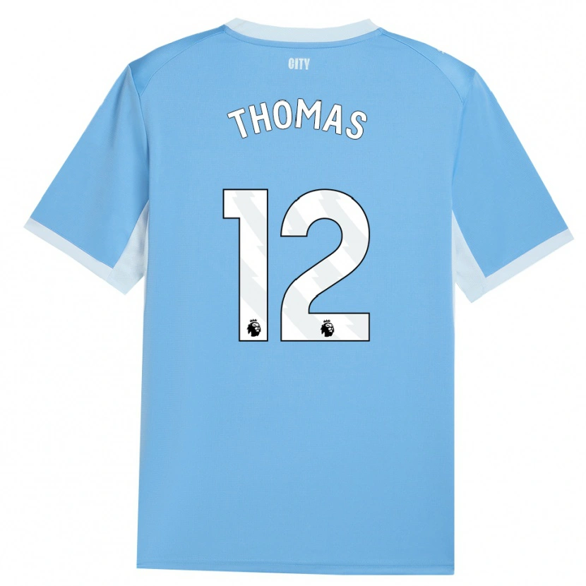 Danxen Mujer Camiseta Rhys Thomas #12 Azulcieloclaro Blanco 1ª Equipación 2026/27 La Camisa