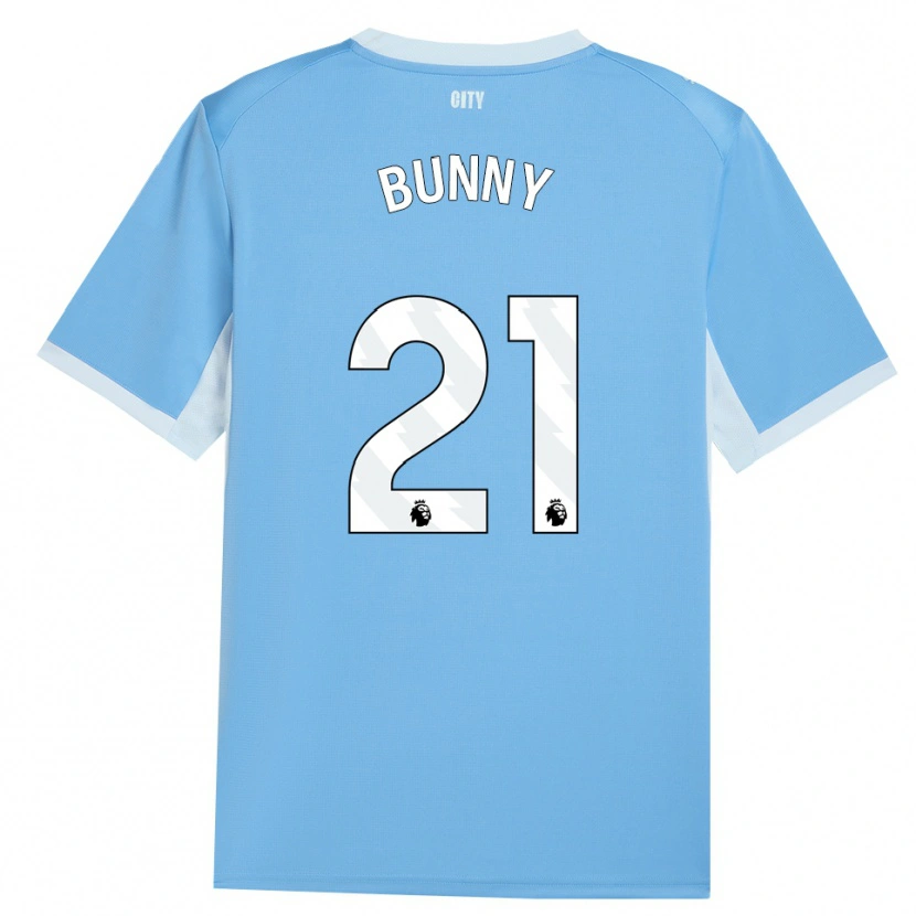 Danxen Mujer Camiseta Khadija Shaw #21 Azulcieloclaro Blanco 1ª Equipación 2026/27 La Camisa