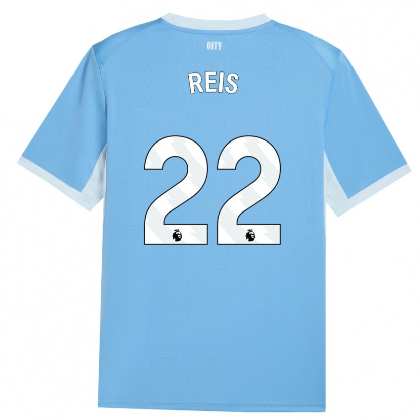 Danxen Mujer Camiseta Vitor Reis #22 Azulcieloclaro Blanco 1ª Equipación 2026/27 La Camisa