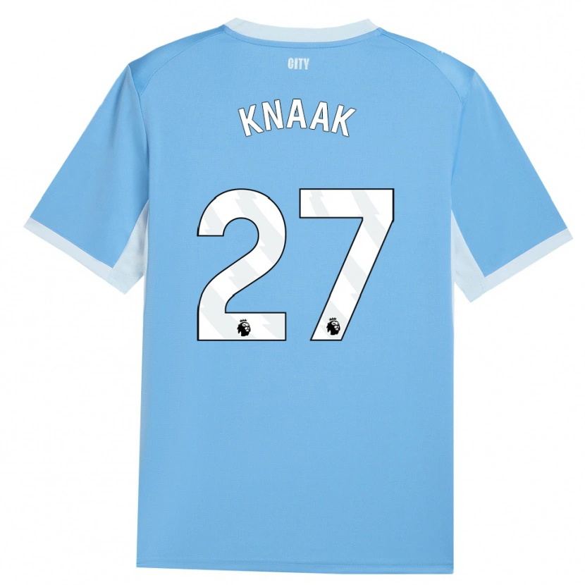 Danxen Mujer Camiseta Rebecca Knaak #27 Azulcieloclaro Blanco 1ª Equipación 2026/27 La Camisa