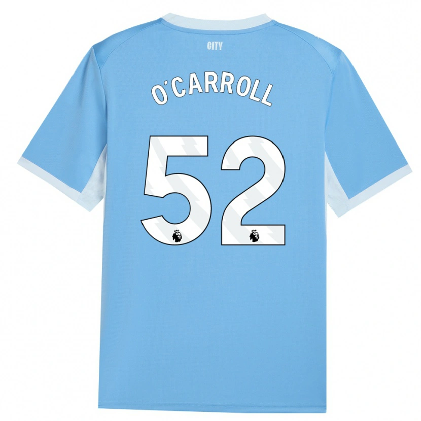 Danxen Mujer Camiseta Eve O'carroll #52 Azulcieloclaro Blanco 1ª Equipación 2026/27 La Camisa