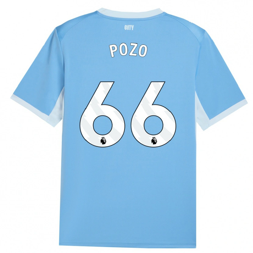 Danxen Mujer Camiseta Iker Pozo #66 Azulcieloclaro Blanco 1ª Equipación 2026/27 La Camisa
