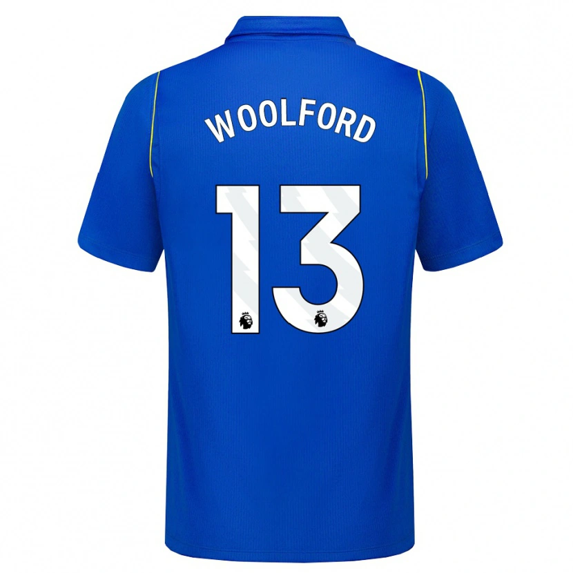 Danxen Mujer Camiseta Aaron Woolford #13 Azul Amarillo 1ª Equipación 2026/27 La Camisa