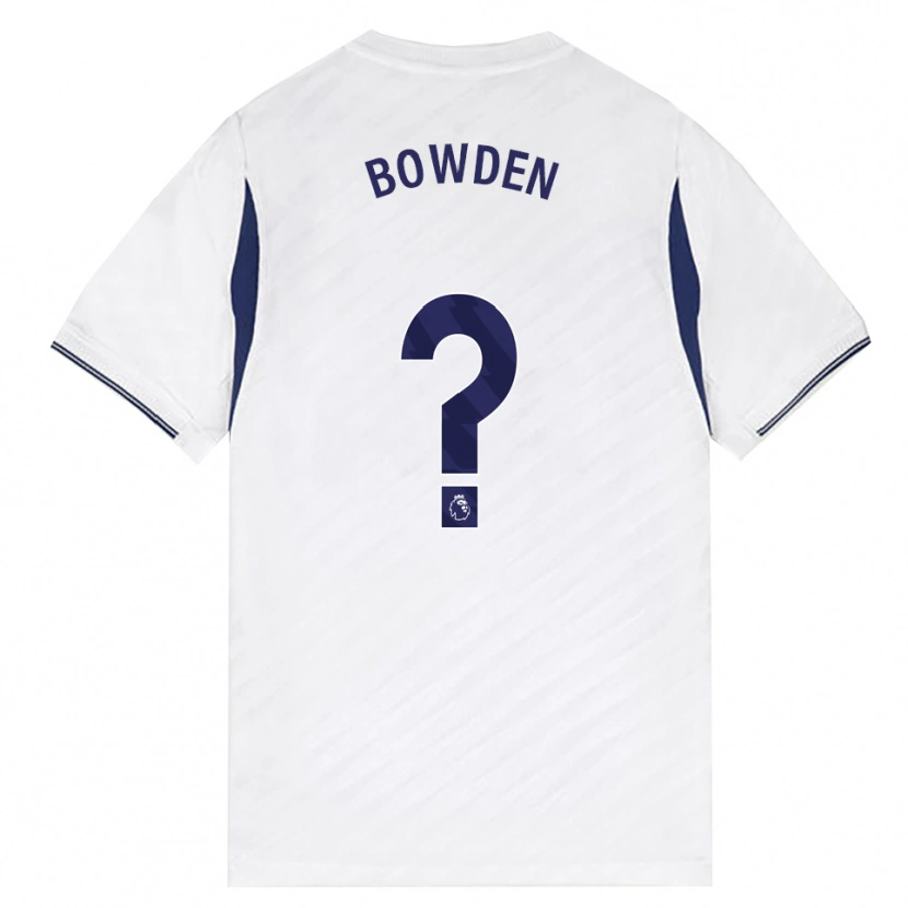 Danxen Mujer Camiseta Jamie Bowden #0 Blanco Rojo Púrpura 1ª Equipación 2026/27 La Camisa