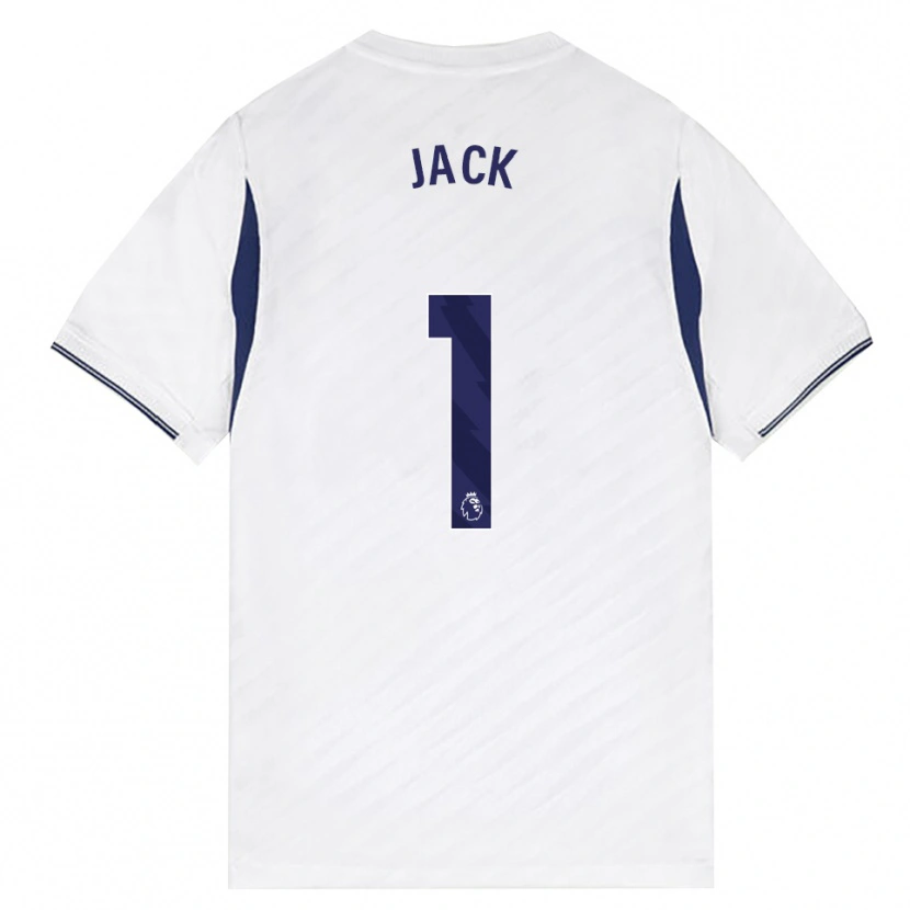 Danxen Mujer Camiseta Mikel Jack #1 Blanco Rojo Púrpura 1ª Equipación 2026/27 La Camisa