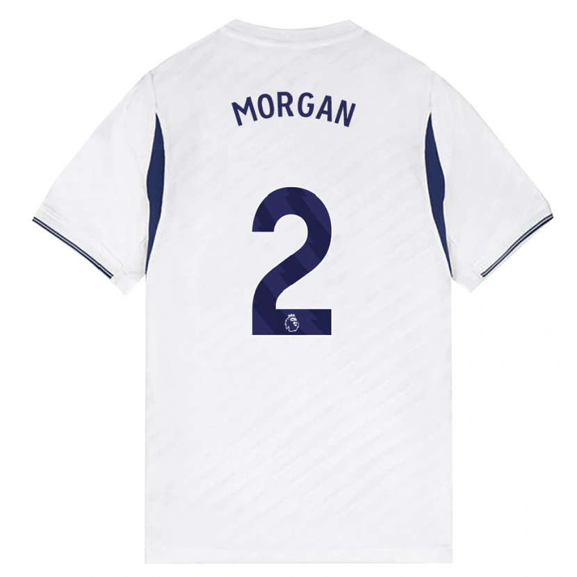 Danxen Mujer Camiseta Esther Morgan #2 Blanco Rojo Púrpura 1ª Equipación 2026/27 La Camisa