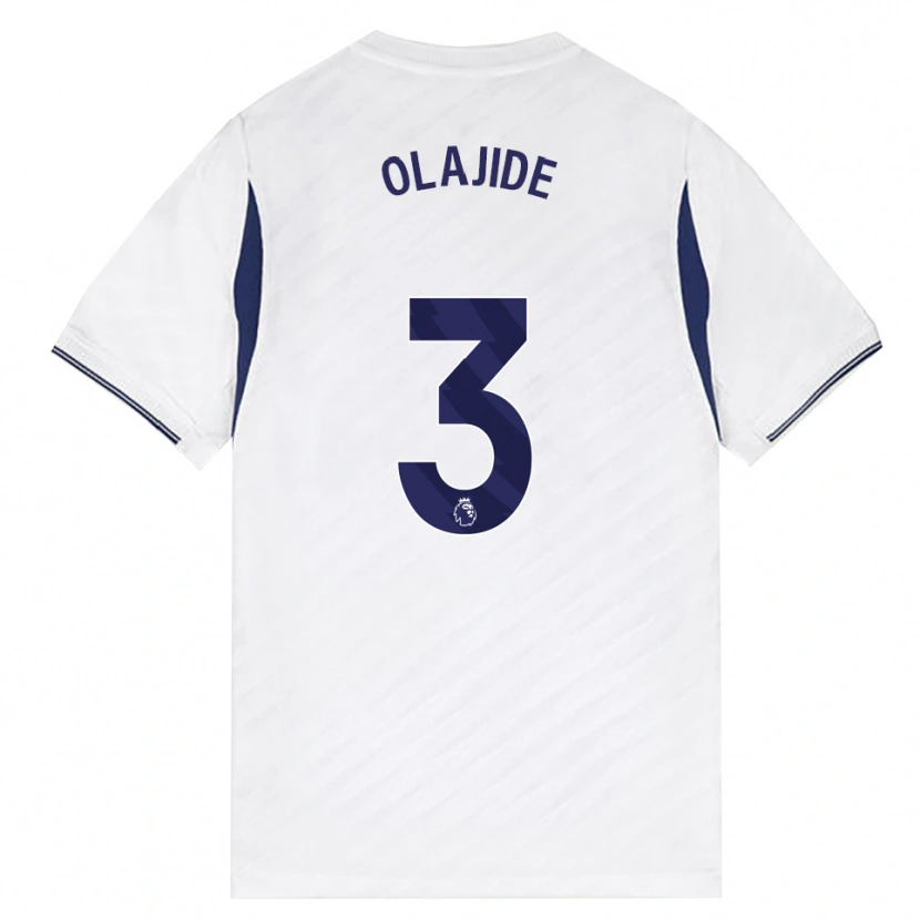 Danxen Mujer Camiseta Solomon Olajide #3 Blanco Rojo Púrpura 1ª Equipación 2026/27 La Camisa