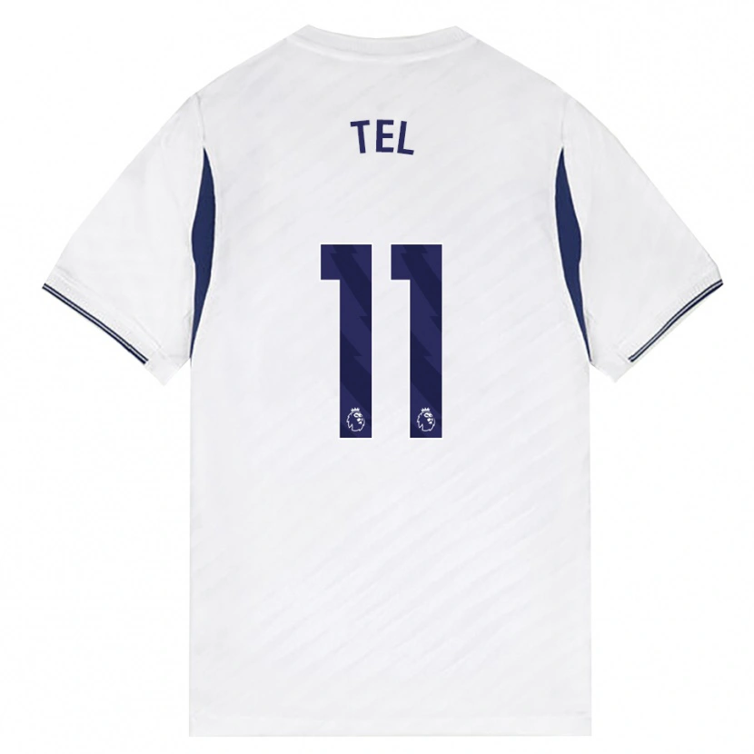 Danxen Mujer Camiseta Mathys Tel #11 Blanco Rojo Púrpura 1ª Equipación 2026/27 La Camisa