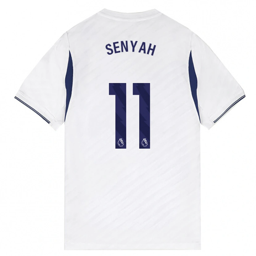 Danxen Mujer Camiseta Kwasi Senyah #11 Blanco Rojo Púrpura 1ª Equipación 2026/27 La Camisa