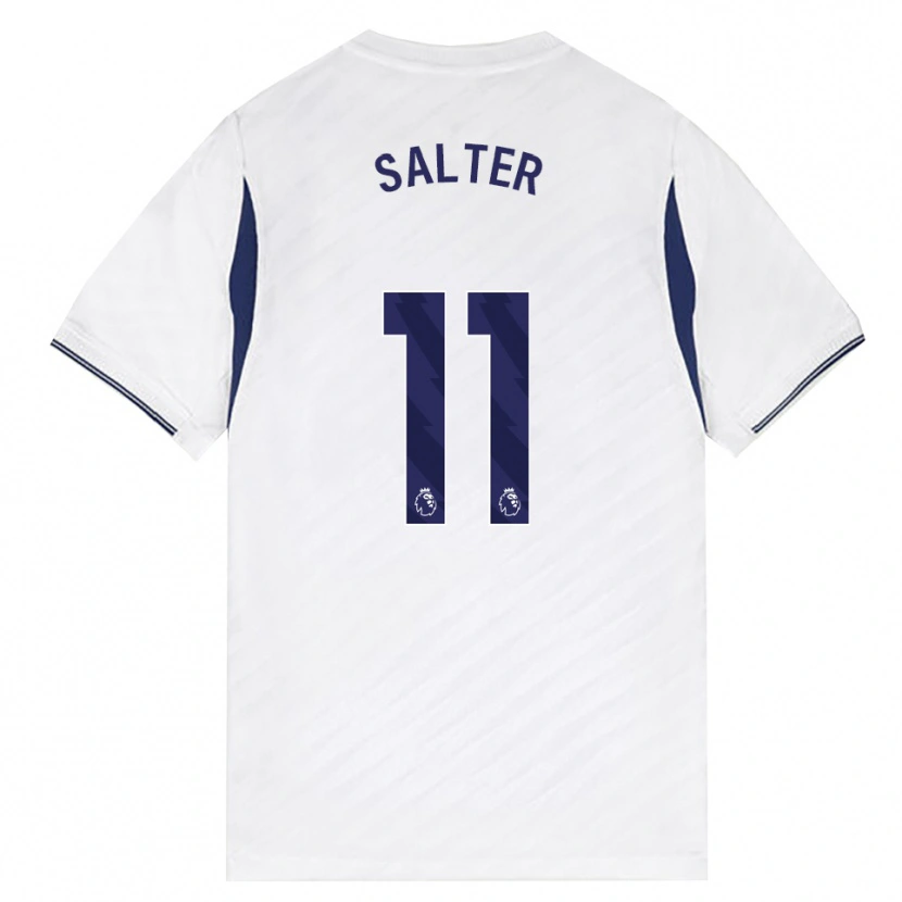 Danxen Mujer Camiseta Oliver Salter #11 Blanco Rojo Púrpura 1ª Equipación 2026/27 La Camisa
