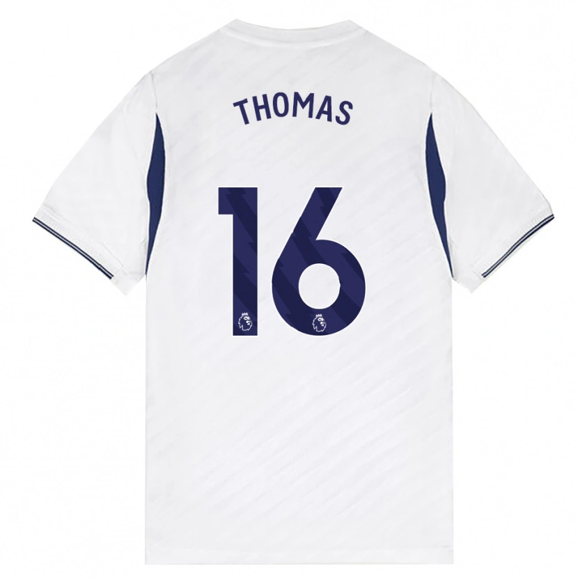 Danxen Mujer Camiseta Cameron Thomas #16 Blanco Rojo Púrpura 1ª Equipación 2026/27 La Camisa