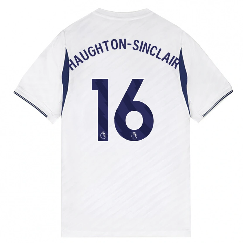 Danxen Mujer Camiseta Ashiah Haughton-Sinclair #16 Blanco Rojo Púrpura 1ª Equipación 2026/27 La Camisa