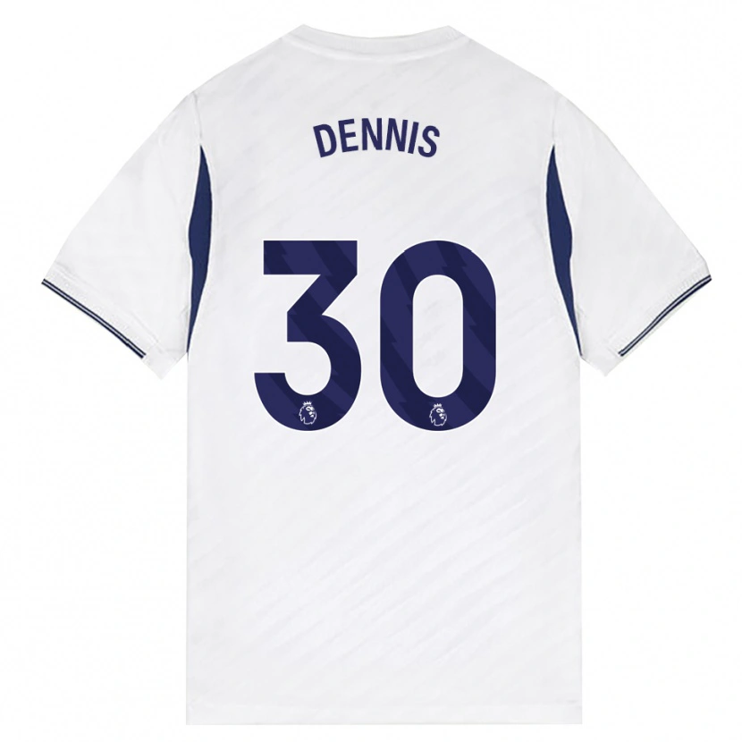 Danxen Mujer Camiseta Araya Dennis #30 Blanco Rojo Púrpura 1ª Equipación 2026/27 La Camisa