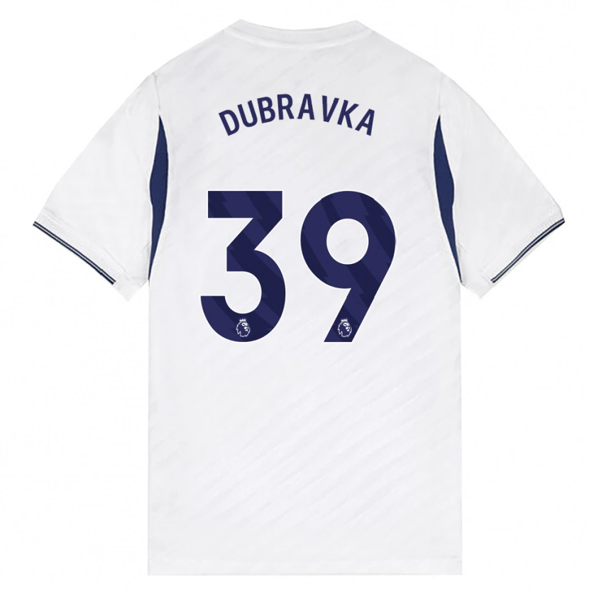 Danxen Mujer Camiseta Martin Dúbravka #39 Blanco Rojo Púrpura 1ª Equipación 2026/27 La Camisa