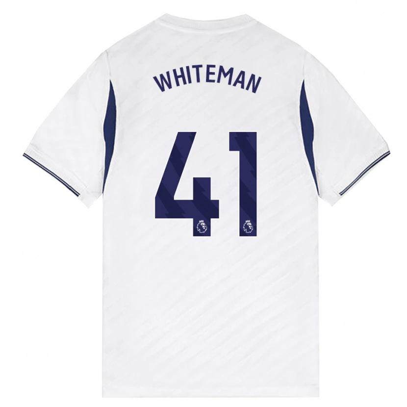 Danxen Mujer Camiseta Alfie Whiteman #41 Blanco Rojo Púrpura 1ª Equipación 2026/27 La Camisa