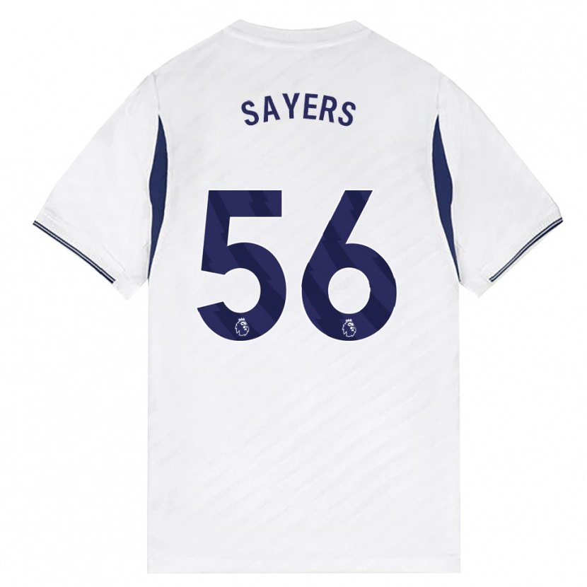 Danxen Mujer Camiseta Charlie Sayers #56 Blanco Rojo Púrpura 1ª Equipación 2026/27 La Camisa